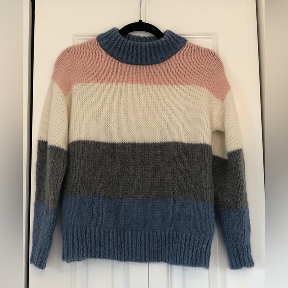 Colorblock Striped Sweater - Picture 1 of 5